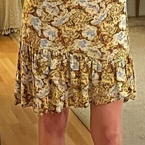 Free People asymmetrical mini skirt